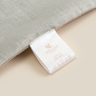 Халат домашний женский SL Linen Home, размер 46 (L), светло-зелёный