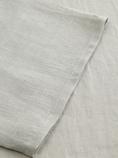 Халат домашний женский SL Linen Home, размер 46 (L), светло-зелёный