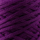 Шнур плоский 3 мм полиэфирный в клубках 100м/170г (+/- 5%) фиолетовый - 70 - фото 25340599