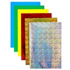Бумага цветная самоклеящаяся А4, 6 листов, 6 цветов, 80 г/м2, Смешарики - Фото 4