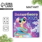 Новый год. Магнит новогодний «Новый год: Волшебного 2025», 8 х 8 см - фото 322039325