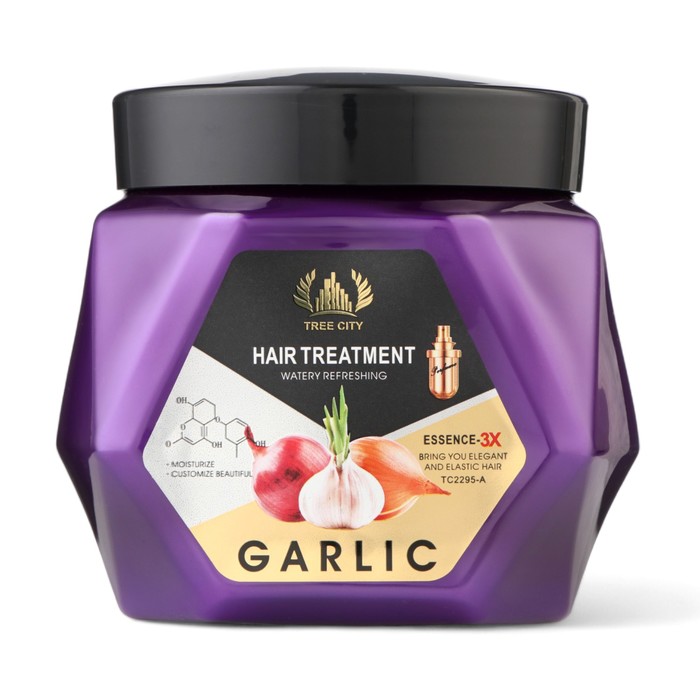 Маска для волос, увлажнение, с экстрактом чеснока, 650 г - Фото 1