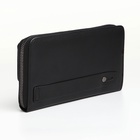Портмоне-клатч мужской на молнии TEXTURA, чёрное - Фото 5