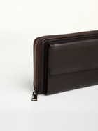 Портмоне-клатч мужской на молнии TEXTURA, коричневое - Фото 4