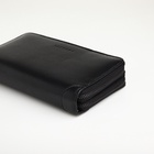 Портмоне-клатч мужской TEXTURA, с ручкой, чёрное - Фото 3