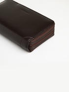 Портмоне-клатч мужской на молнии TEXTURA, два отделения, с ручкой, коричневое - Фото 3