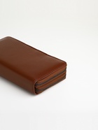 Портмоне-клатч мужской на молнии TEXTURA, два отделения, коричневое - Фото 3