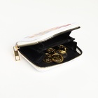 Кошелёк на молнии BEAR, маленький, белый - Фото 3