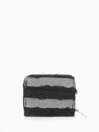 Кошелёк женский на молнии 8.5×2×11 см, джинсовый, чёрный - Фото 4