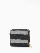 Кошелёк женский на молнии 8.5×2×11 см, джинсовый, чёрный - Фото 7