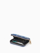 Кошелёк женский на молнии 8.5×2×11 см, джинсовый, синий - Фото 3