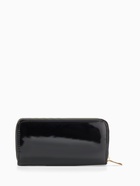 Кошелёк женский на молнии, 20×2×10 см, лаковый, чёрный - Фото 5