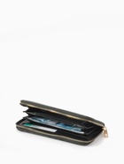 Кошелёк женский на молнии, 20×2×10 см, лаковый, чёрный - Фото 3