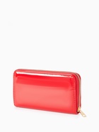 Кошелёк женский на молнии, 20×2×10 см, лаковый, красный - Фото 7