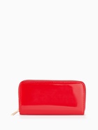 Кошелёк женский на молнии, 20×2×10 см, лаковый, красный - Фото 5