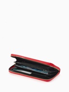 Кошелёк женский на молнии, 20×2×10 см, лаковый, красный - Фото 3