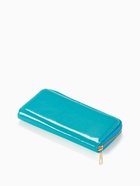 Кошелёк женский на молнии, 20×2×10 см, лаковый, бирюзовый - Фото 6
