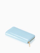 Кошелёк женский на молнии, 20×2×10 см, лаковый, голубой - Фото 6