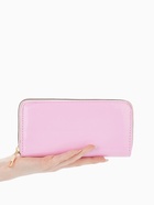 Кошелёк женский на молнии, 20×2×10 см, лаковый, розовый - Фото 2
