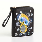 Кошелёк на молнии, чёрный - Фото 3