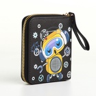 Кошелёк на молнии, чёрный - Фото 4