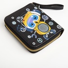 Кошелёк на молнии, чёрный - Фото 5