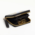 Кошелёк на молнии, чёрный - Фото 6