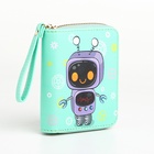 Кошелёк на молнии, салатовый - Фото 3