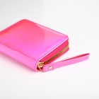 Кошелёк на молнии «Глянец», розовый - Фото 4