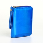 Кошелёк на молнии «Глянец», синий - Фото 2