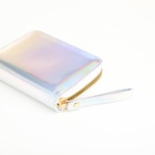 Кошелёк на молнии, цвет серебряный - Фото 4