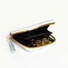 Кошелёк на молнии, цвет серебряный - Фото 5