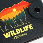 Кошелёк детский Wildlife, маленький, на кнопке, чёрный - Фото 4