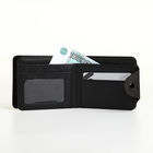 Кошелёк детский Wildlife, маленький, на кнопке, чёрный - Фото 7