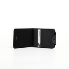 Кошелёк детский Wildlife, маленький, на кнопке, чёрный - фото 65429275