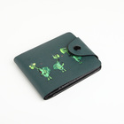 Кошелёк детский «Черепахи», маленький, на кнопке, зелёный - Фото 3