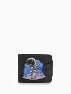 Кошелёк детский «Космонавт», маленький, на кнопке, чёрный - Фото 3