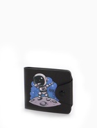 Кошелёк детский «Космонавт», маленький, на кнопке, чёрный - Фото 5