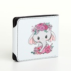 Кошелёк детский «Слоник», маленький, на кнопке, белый - Фото 4