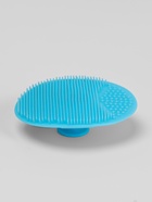 Щётка для умывания «Овал», на присоске, 6.3×5.2 см, голубая - Фото 2