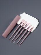 Набор кистей для макияжа, 5 предметов, сиреневый - Фото 2