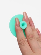 Щётка для умывания «Круг», силиконовая, на присоске, d=5.5 см, бирюзовая - Фото 4