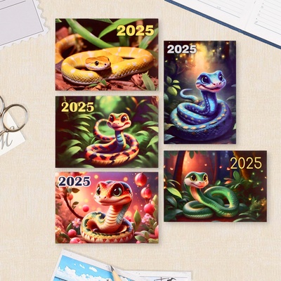 Карманный календарь МИКС 2025 год, 7×10 см