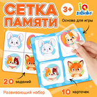 Развивающий набор «Сетка памяти», 10 карточек, 3+ - Фото 1