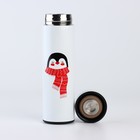 Термос новогодний с шапочкой«Пингвин», 500 мл - Фото 5