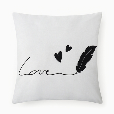 Чехол на подушку «Этель» Love, 45×45 см