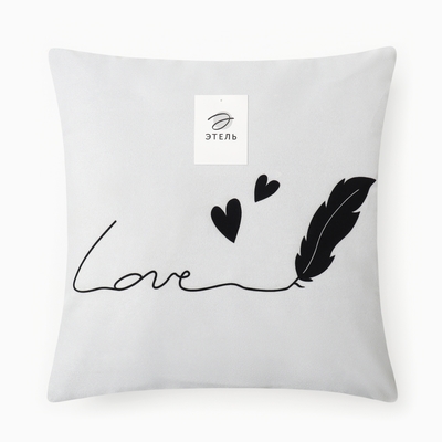 Наволочка декоративная «Этель» Love, 45×45 см