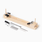 Набор для плетения из паракорда, 10 предметов, с деревянным станком, иглами, фастексами - Фото 3