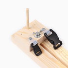 Набор для плетения из паракорда, 10 предметов, с деревянным станком, иглами, фастексами - Фото 6