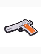 Шеврон на одежду «Пистолет», на липучке, 6×5 см, разноцветный - Фото 3